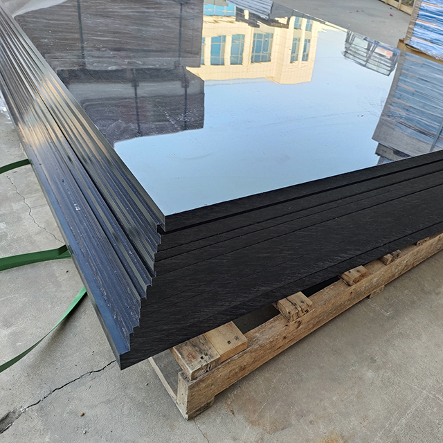 Black HDPE Sheets Plastic Plate for Construction Formwork