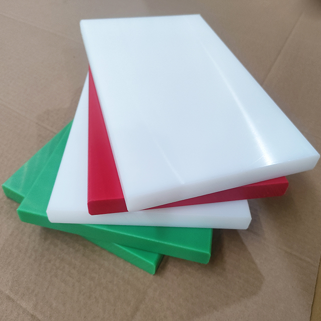 Black White Yellow Green Red UHMW Polyethylene Sheet 96" L X 48" W X 1/2" Thick