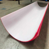 Two Color UHMWPE Liner Sheets Bend Half Circle PE1000 Conveyor Lining Sheet
