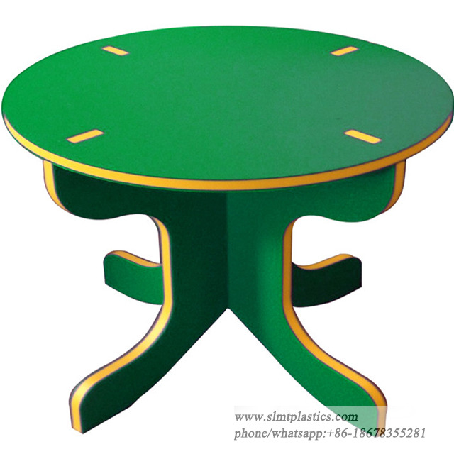 3-Layer HDPE Double Color Plastic Sheet UHMWPE Material with Smooth Surface Engraved Color Core for Board Printing