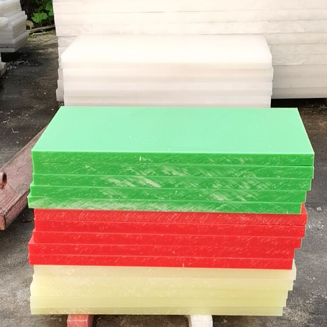Red Green Beige Color PP Cutting Block Leather Boards