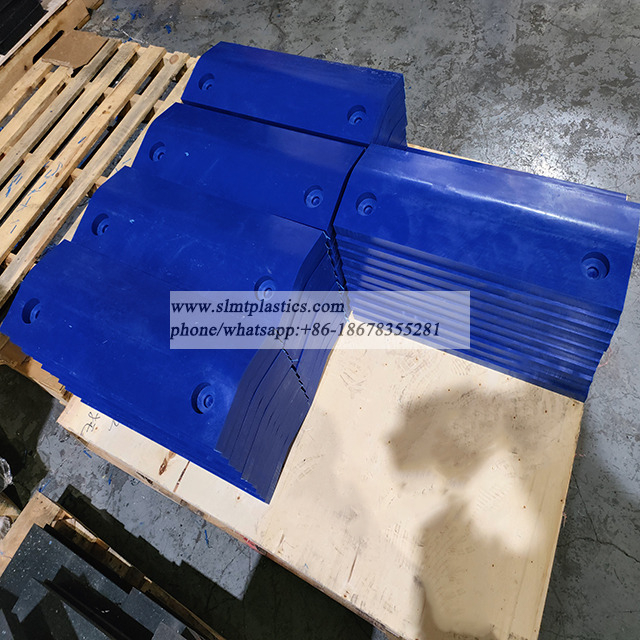 50mm Thick Virgin Blue UHMW-PE Face Pads