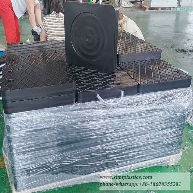 UHMWPE Heavy Duty Crane Support Mat Jack Stabilizer Pad Outrigger Pads