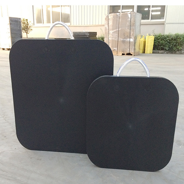 High Density Outrigger Pad 12 X 12 Inch Black