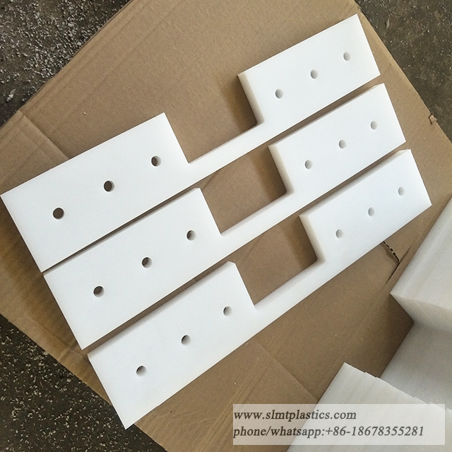 UHMW PE Scraper Blade Pulp Uhmwpe Plastic Conveyor Flight Paddle