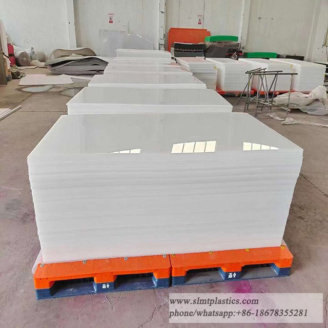 Carved White PP Board Black Non-toxic Plastic Board