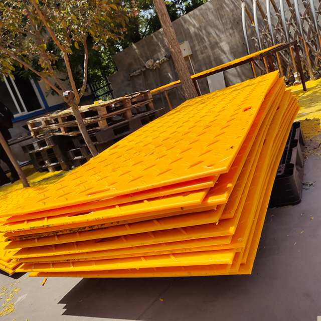 Yellow Ground Protection Mats Rig Mats