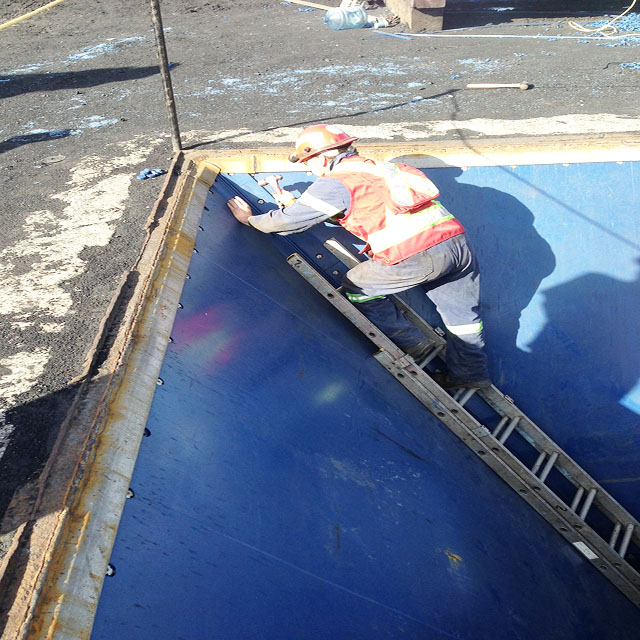 Glass filled uhmw polymer Plate UHMW PE Lining Board Chute Liner