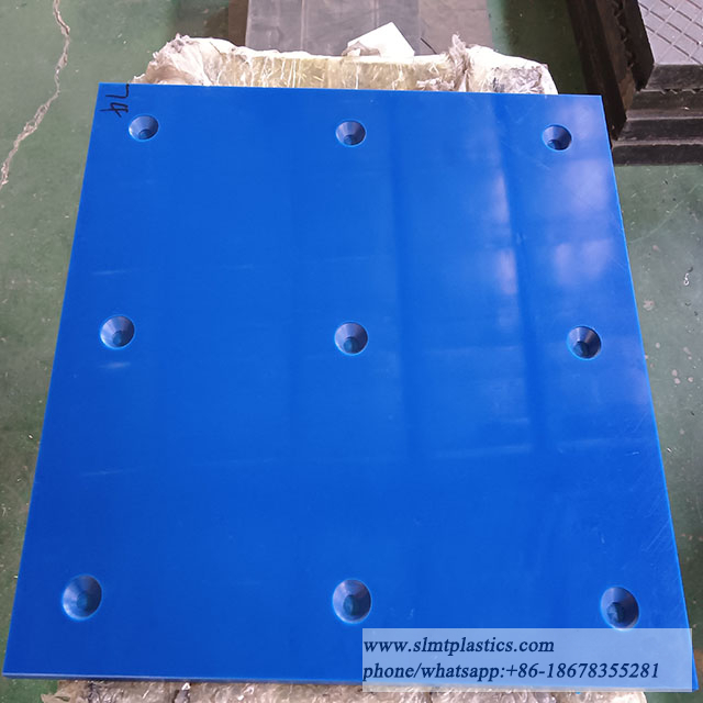 10mm 12.7mm 15mm Tivar88 Sheets Liner Plate Blue Liner