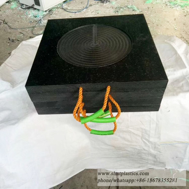 Polymer Polyethylene Leg Pad Crane Leg Pad Outrigger Pads