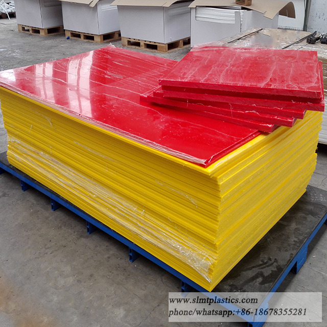 Yellow Green Blue Red HDPE High Density Polyethylene Sheet