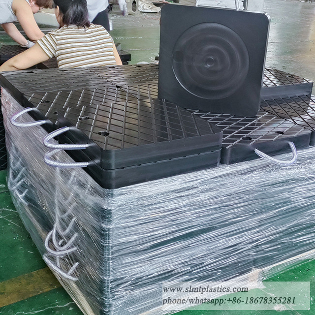 UHMWPE Heavy Duty Crane Support Mat Jack Stabilizer Pad Outrigger Pads