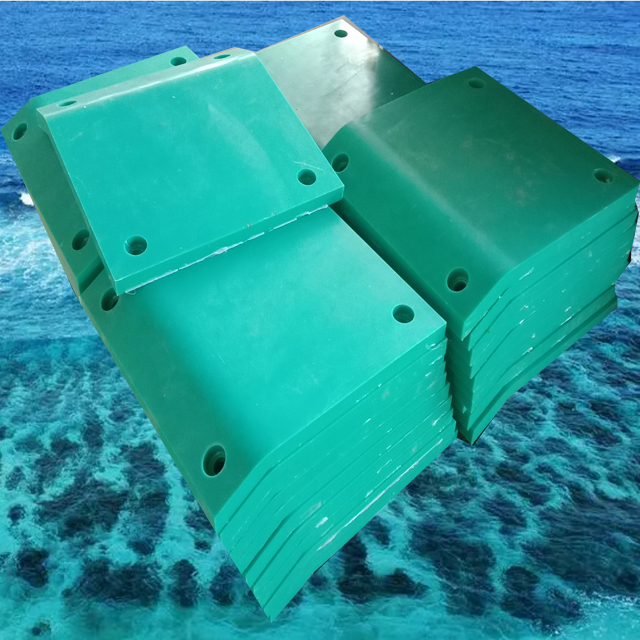 Green UHMWPE Plastic Sheets for Marine Fender Pads