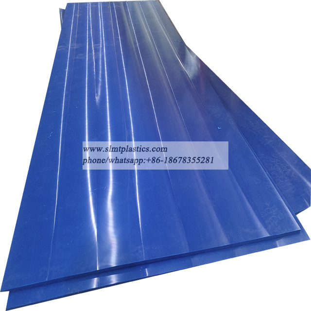 Blue Color Glass Filled UHMW Lining Board