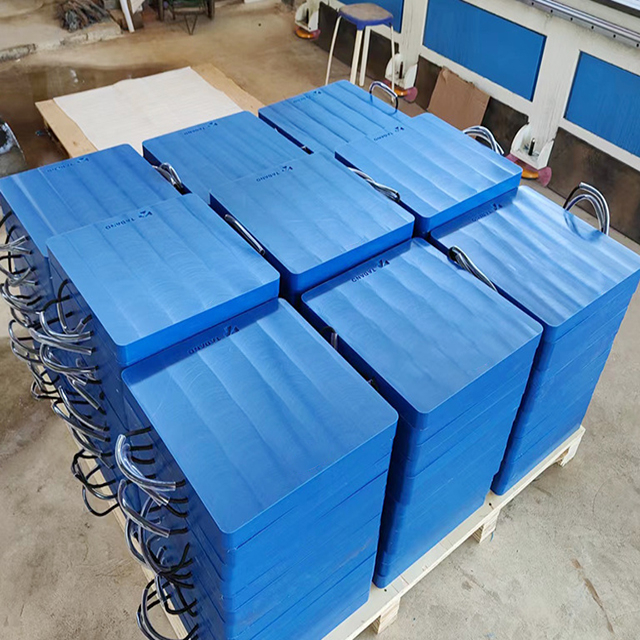 Heavy Duty Outrigger Pads in Blue Color