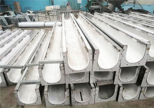 WLS Shaftless Screw Conveyor Liner U-shaped screw conveyor liner