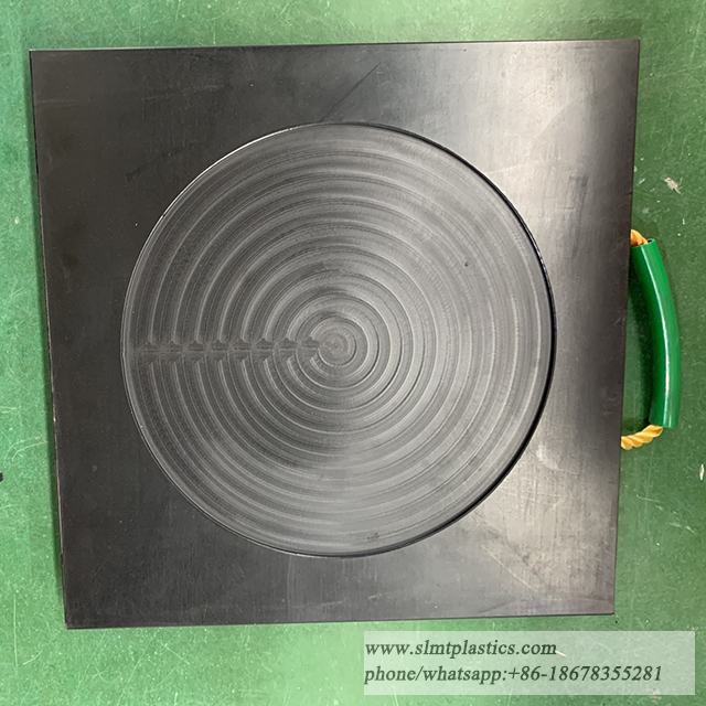 China Manufacture UHMW HDPE Polymer Polyethylene Leg Pad Outrigger Pads