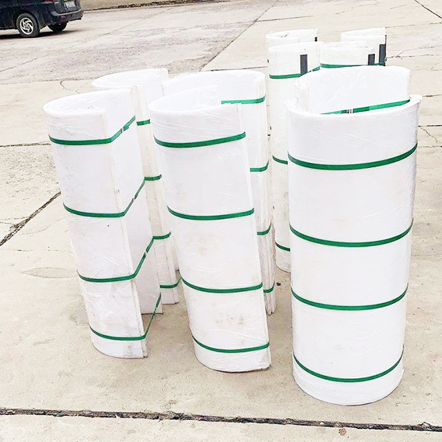 Polyethylene Wear-resistant Silo Liner / Flame Retardant Polymer Coal Bunker Bend Liner 