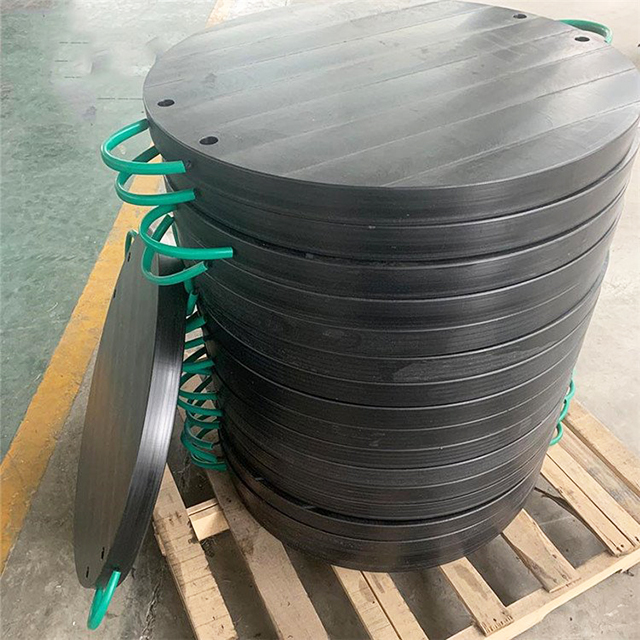 Round HDPE Plastic Crane Pads Outrigger Plate
