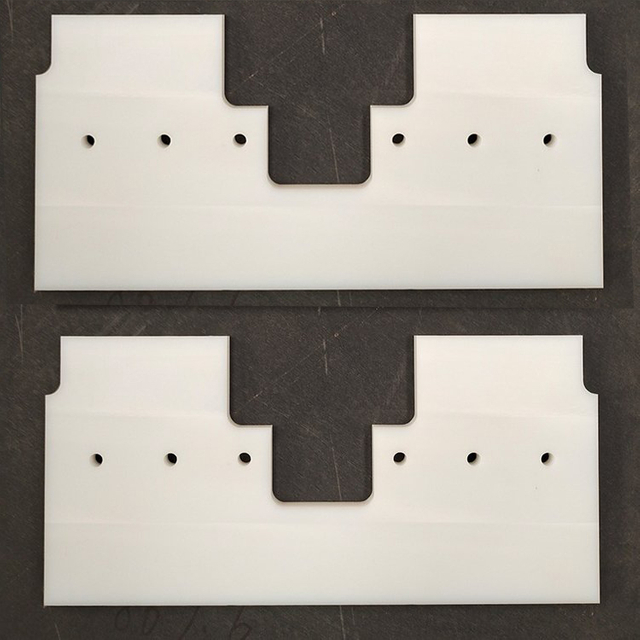 Machined UHMW-PE Parts Square Flight Hdpe Doctor Blade