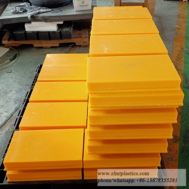 750mm Yellow Dock Bumper Insert Plate