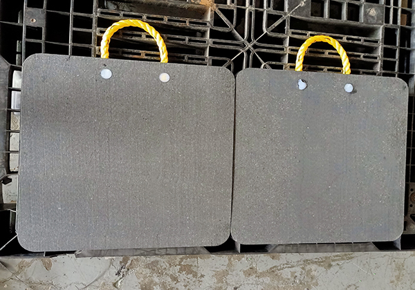 Plastic Crane mat Outrigger Strabilizer Pads Load Capacity 500x500