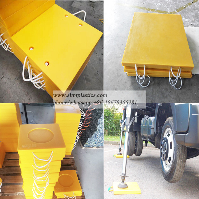 Customized Round Blocks Mobile Crane Outrigger Pads