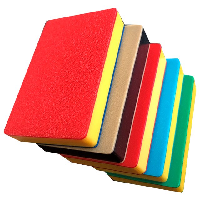 Plastic Two-color HDPE Colorcore HDPE Sheets