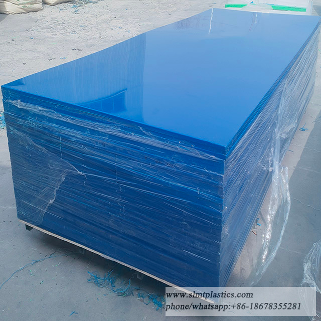 Blue Color Virgin New Material UHMWPE Sheets