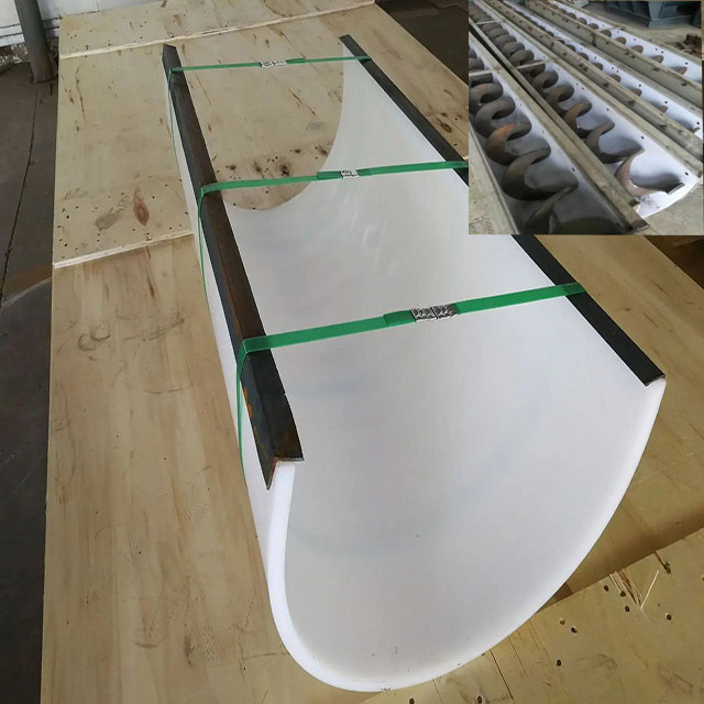 Shaftless Screw Conveyor Uses High Molecular Polyethylene Liner