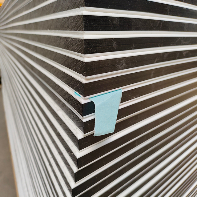 White Black White HDPE Sheet Playgrounds