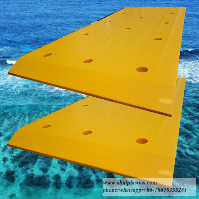 Yellow Color UHMWPE Front Panel Ship Corner Face Fender Pad