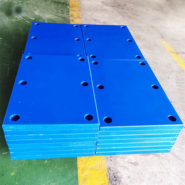Polyethylene Abrasion Resistant Blue Fender Veneer Yellow Fender Boards
