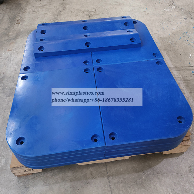 Drilled And Chamfered UHMW-PE Face Pads