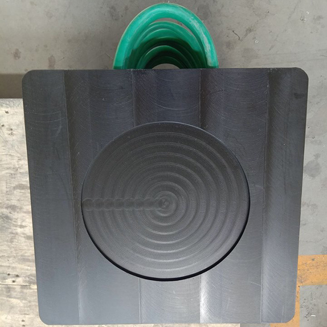 Crane Outrigger Pads 500*500*100mm with Circle 350mm Diameter And 8mm Depth
