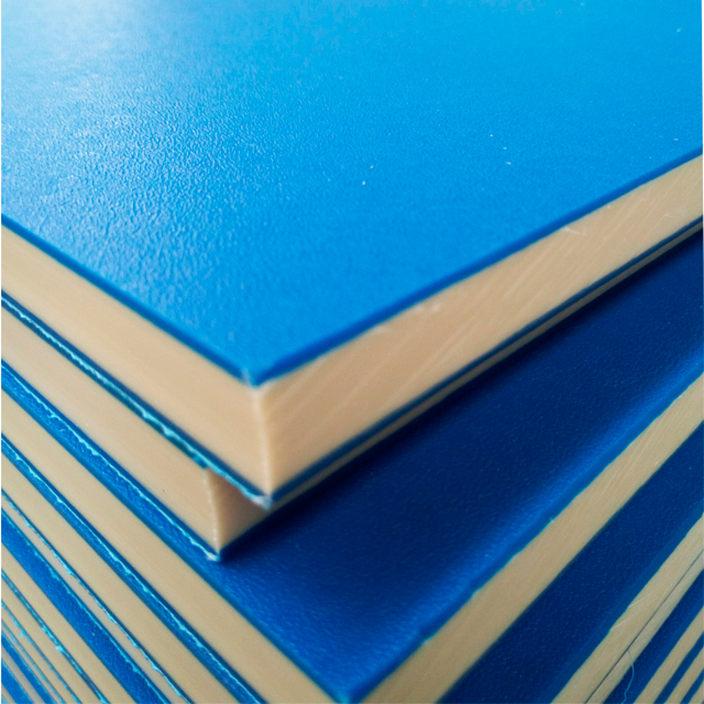 Blue White Blue Three Layer Hdpe Colorcore Board Orange Peel Playground Sheets