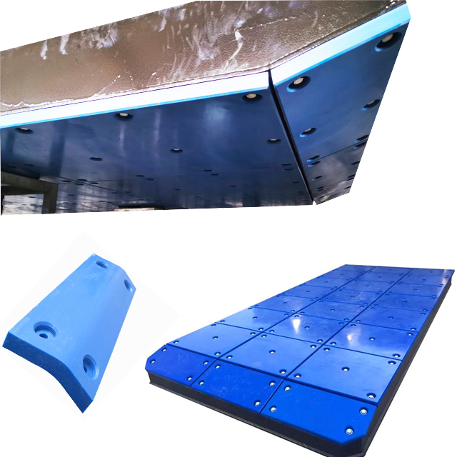 50mm Thick Virgin Blue UHMW-PE Face Pads