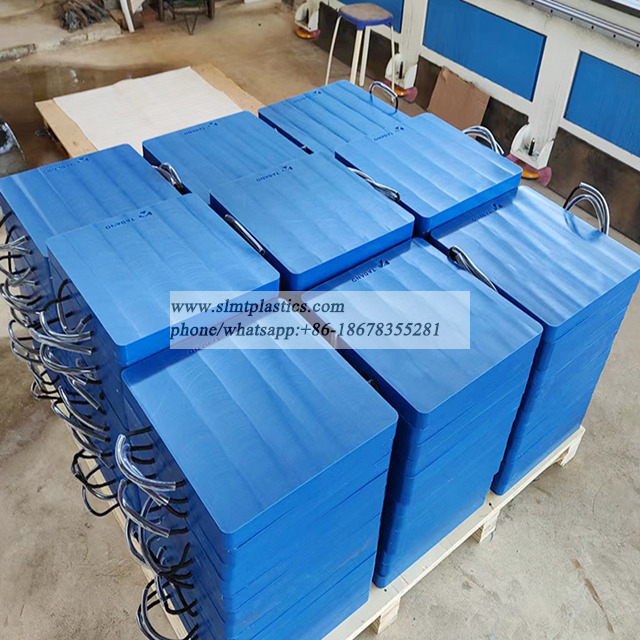 Multicolor Uhmwpe Polyethylene Composite Polymer Crane Outrigger Pads