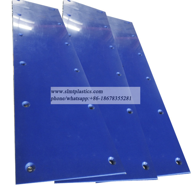 Ore Silo Glass filled uhmw polymer UHMWPE T88 1000 Blue Liner Sheet