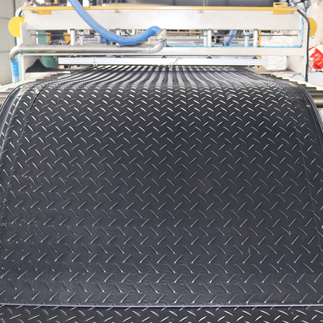 Ground Protection Black HDPE Mats / Temporary Road Way