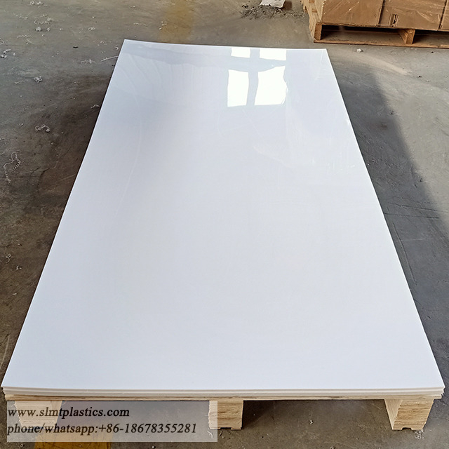 Natural White HDPE Sheets 6meter Length