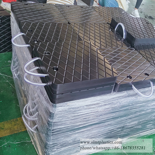 Mobile Crane Standard Size Camper Jack Pads UHMWPE Temporary Outriggers Pads
