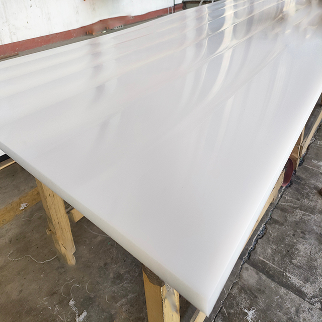 Natural White UHMW PE 1000 Board Sheet Pad Panels