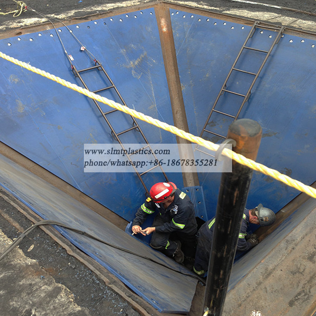 Blue Color Glass Filled UHMW Lining Board
