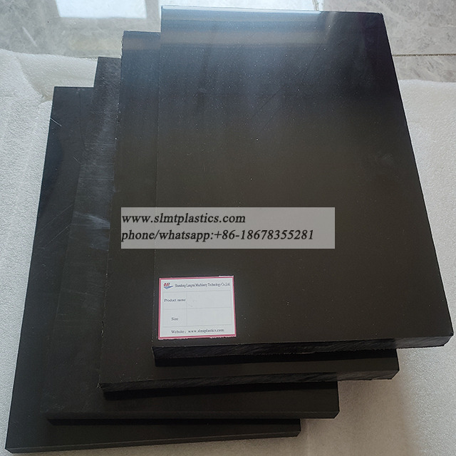 Material PE500 Virgin Black Color HDPE Sheet PE Board