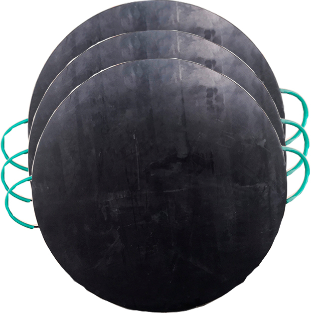 Concrete Pumps Tractor Black Round Mobile Truck 60mm Crane Outrigger Pad