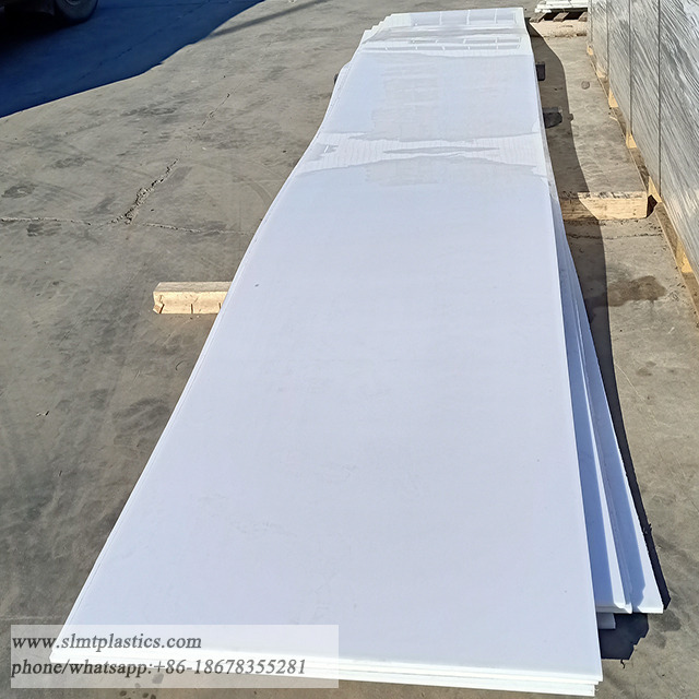 Natural White HDPE Sheets 6meter Length
