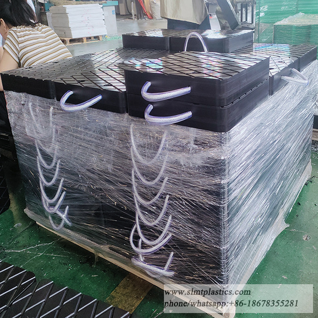 UHMWPE Heavy Duty Crane Support Mat Jack Stabilizer Pad Outrigger Pads