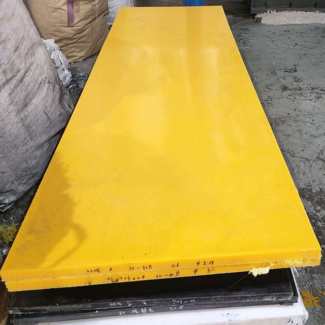 Yellow UHMWPE Sheet for Marine Fender Face Pads