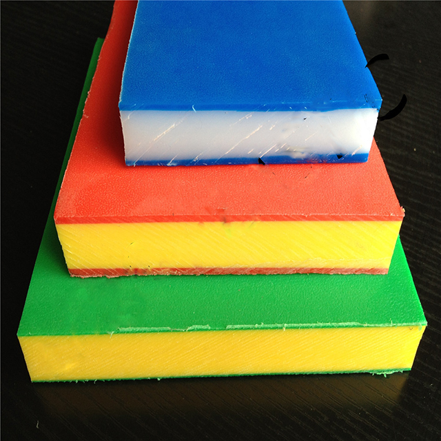 Cut To Size Multi Color HDPE Plastic Sheet For Playground Area